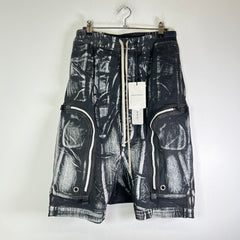 Rick Owens DRKSHDW Foil Bauhaus Pod Shorts