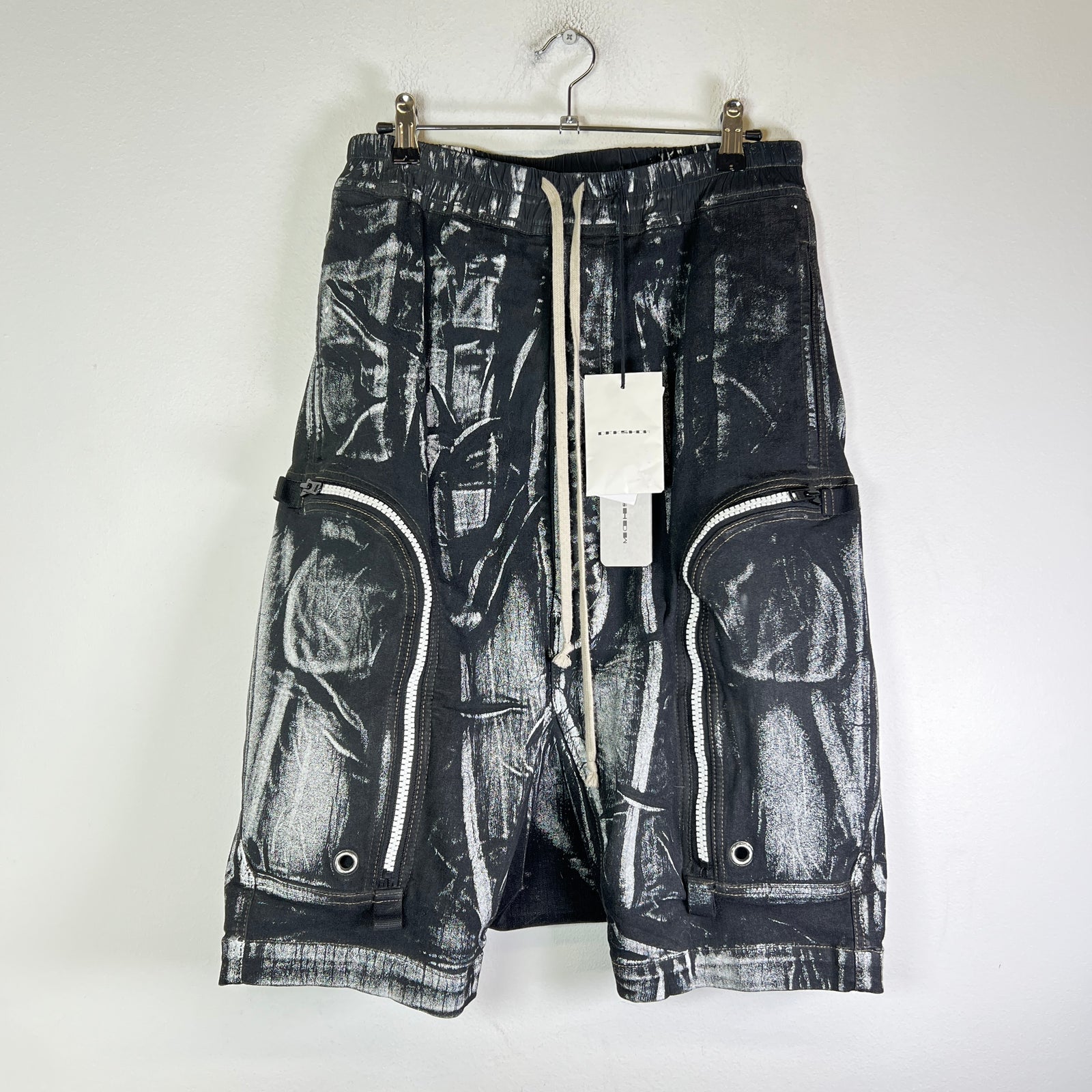 Rick Owens DRKSHDW Foil Bauhaus Pod Shorts