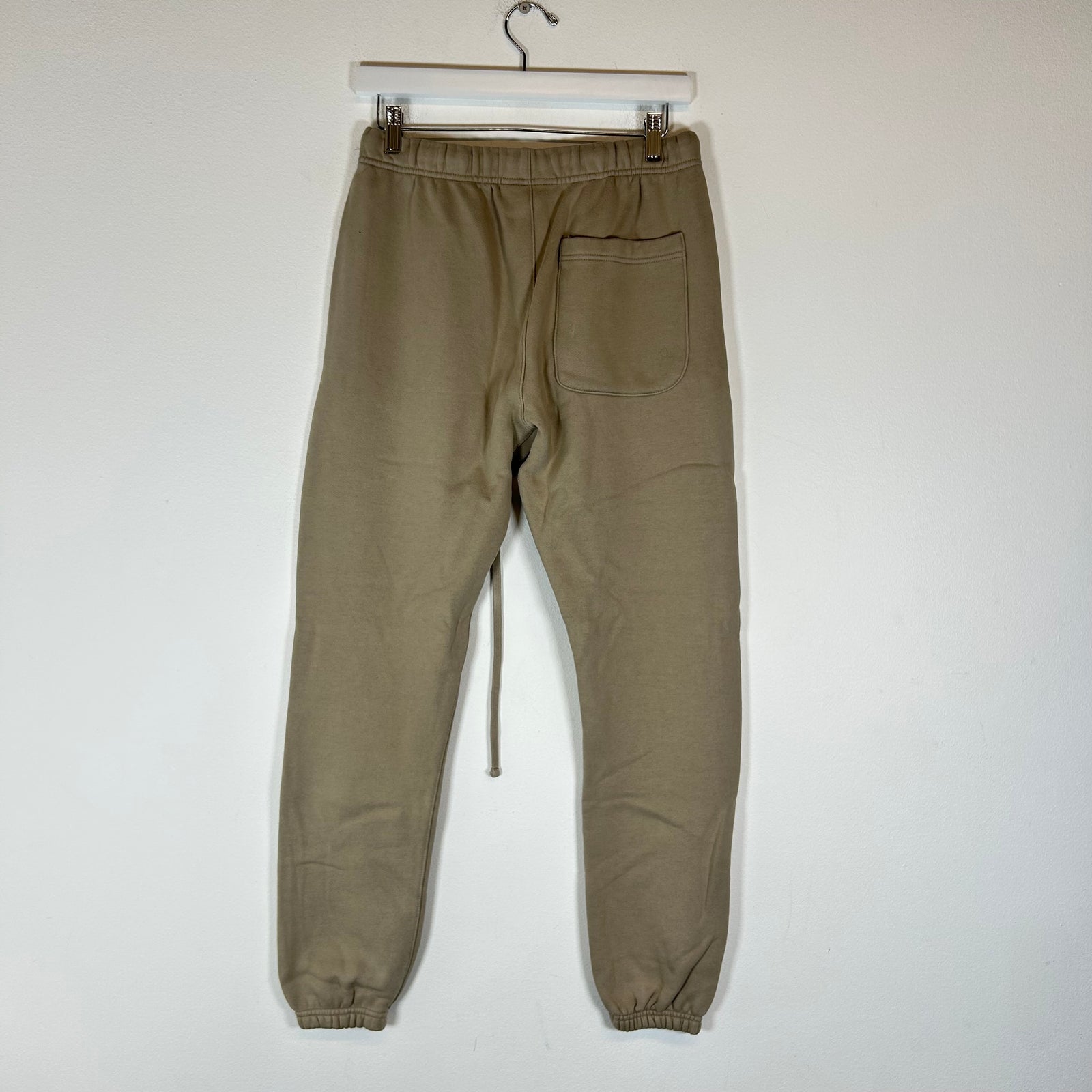 Essentials Beige Logo Sweatpants Size XS