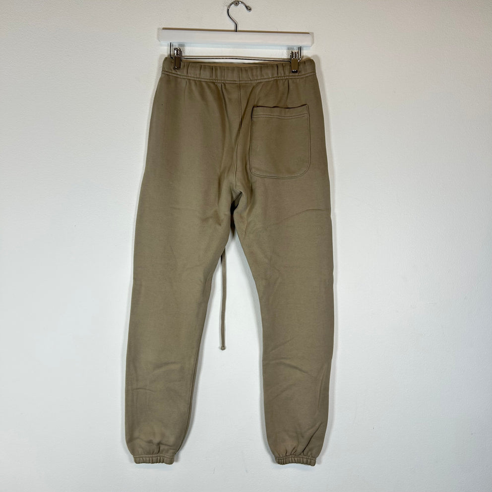 Essentials Beige Logo Sweatpants Size XS