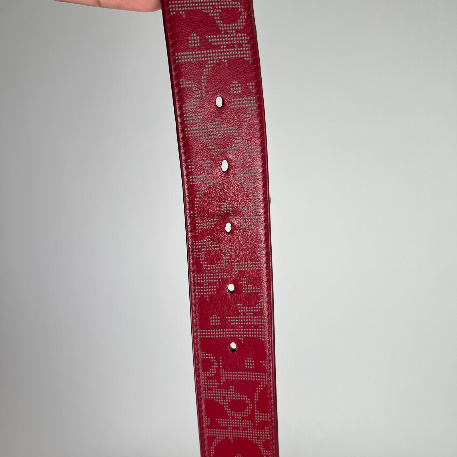 Dior CD Oblique Galaxy Reversible Belt
