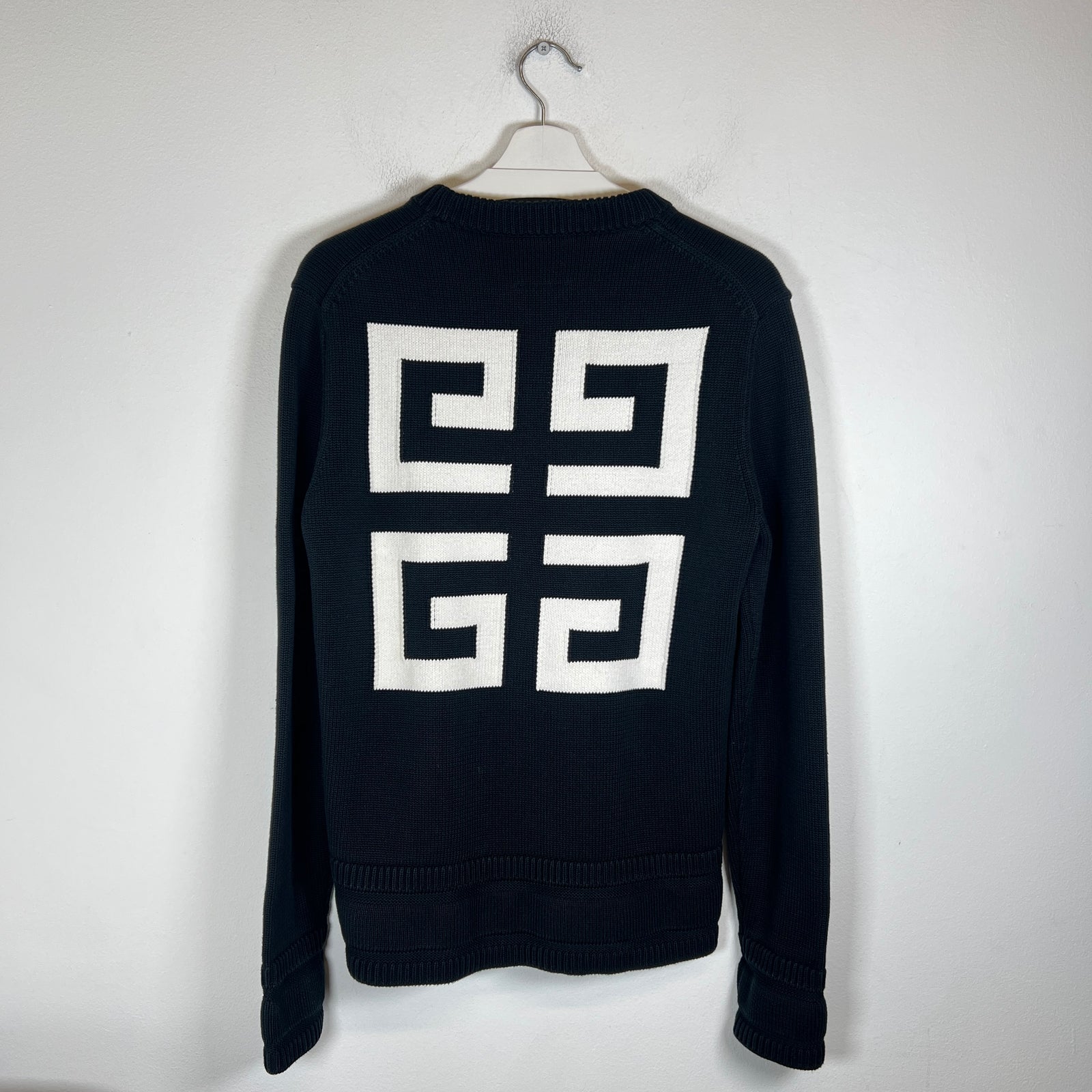 Givenchy Black 4G Knit Sweater Size M