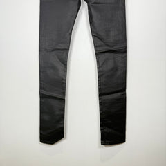 Saint Laurent Jeans Black Waxed D02 Size 27