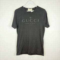 Gucci Black Graphic T-Shirt Size L