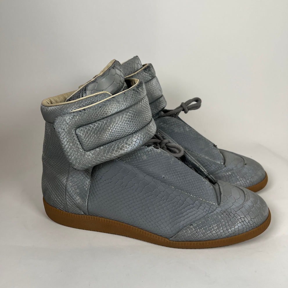 Maison Margiela Grey Python Futures Size 45