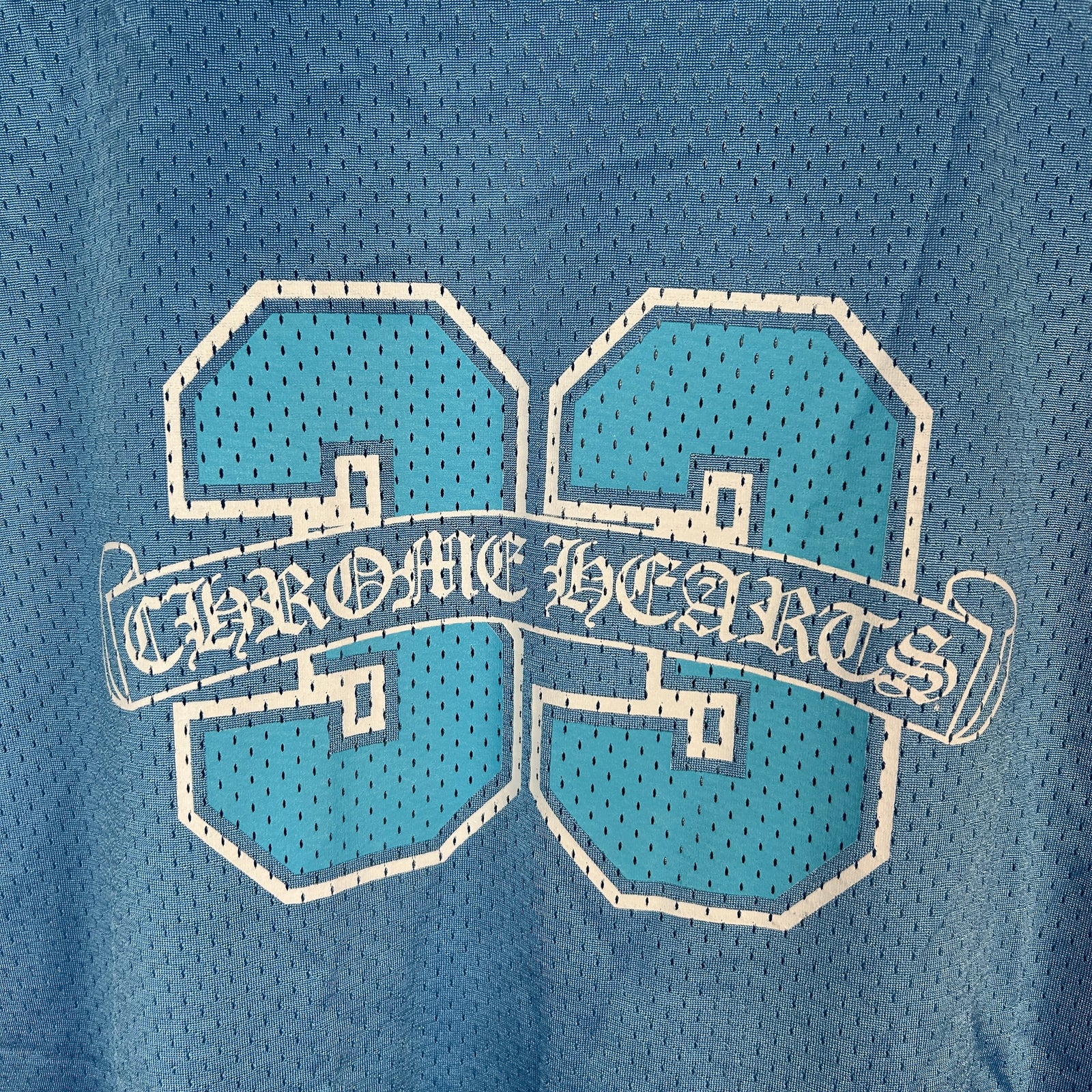 Chrome Hearts University Blue Reversible Jersey Size L