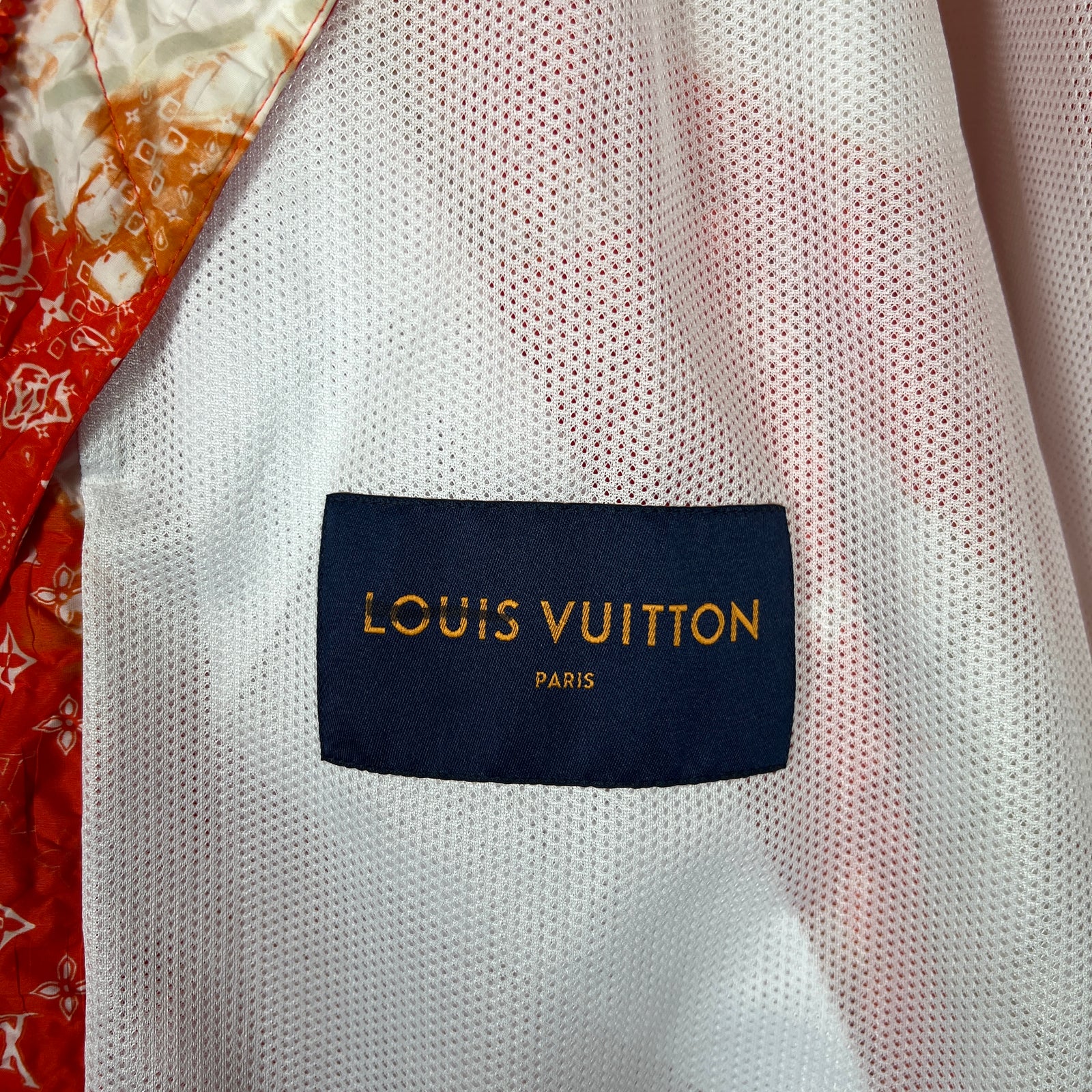 Louis Vuitton Orange Bandana Monogram Windbreaker Size L