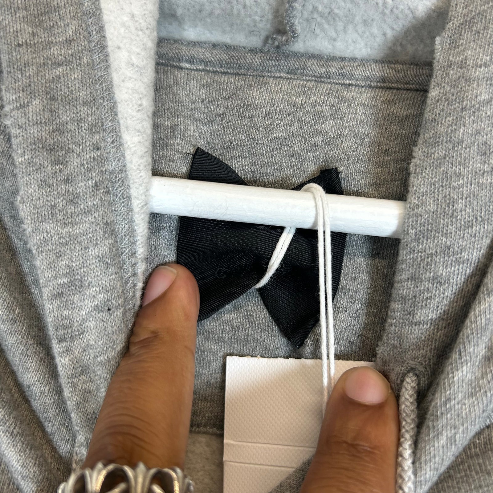 Givenchy Grey Destroyed Hoodie Size M