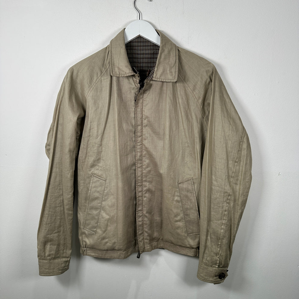 Ermenegildo Zegna Reversible Coach Jacket Size 48