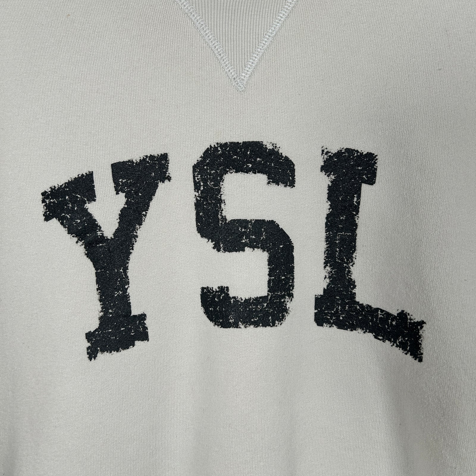 Saint Laurent 'YSL' Logo Crewneck Size M
