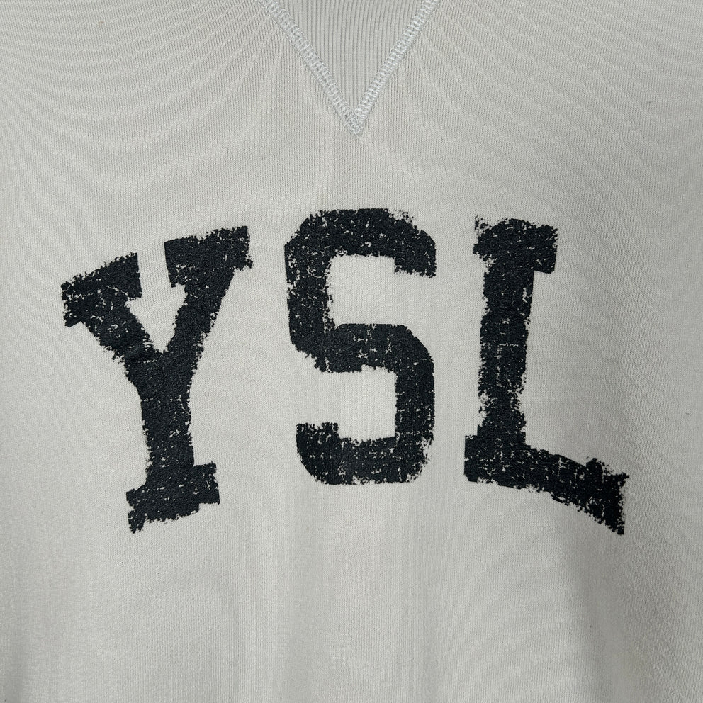 Saint Laurent 'YSL' Logo Crewneck Size M