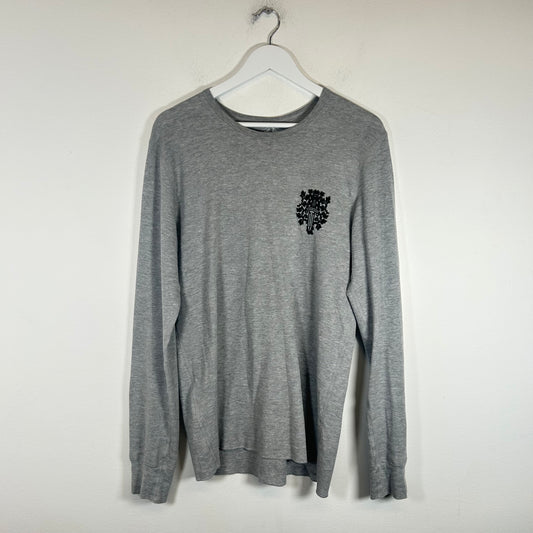 Chrome Hearts Grey Dagger Thermal Longsleeve Size XL