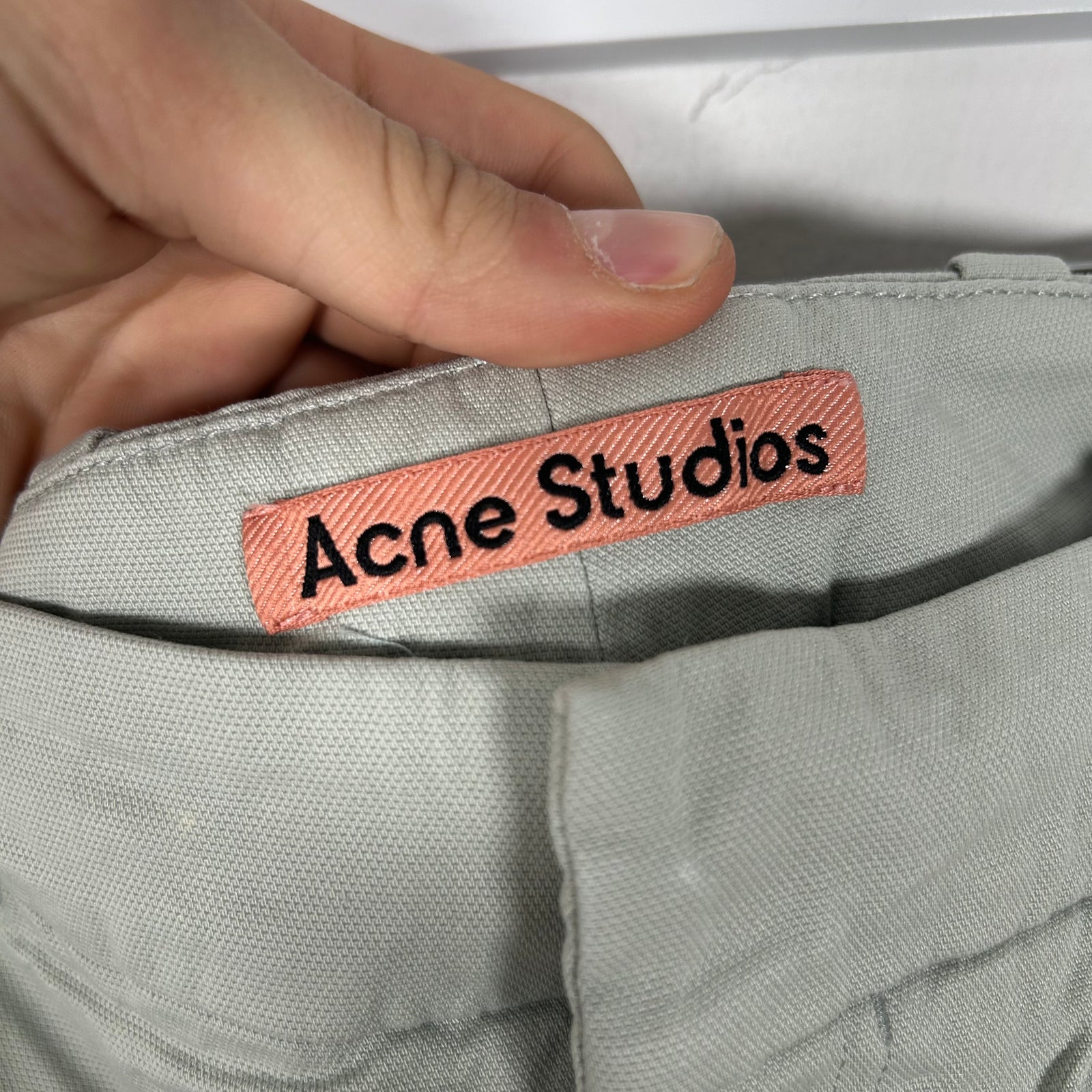Acne Studios Teal Slack Pants Size 30