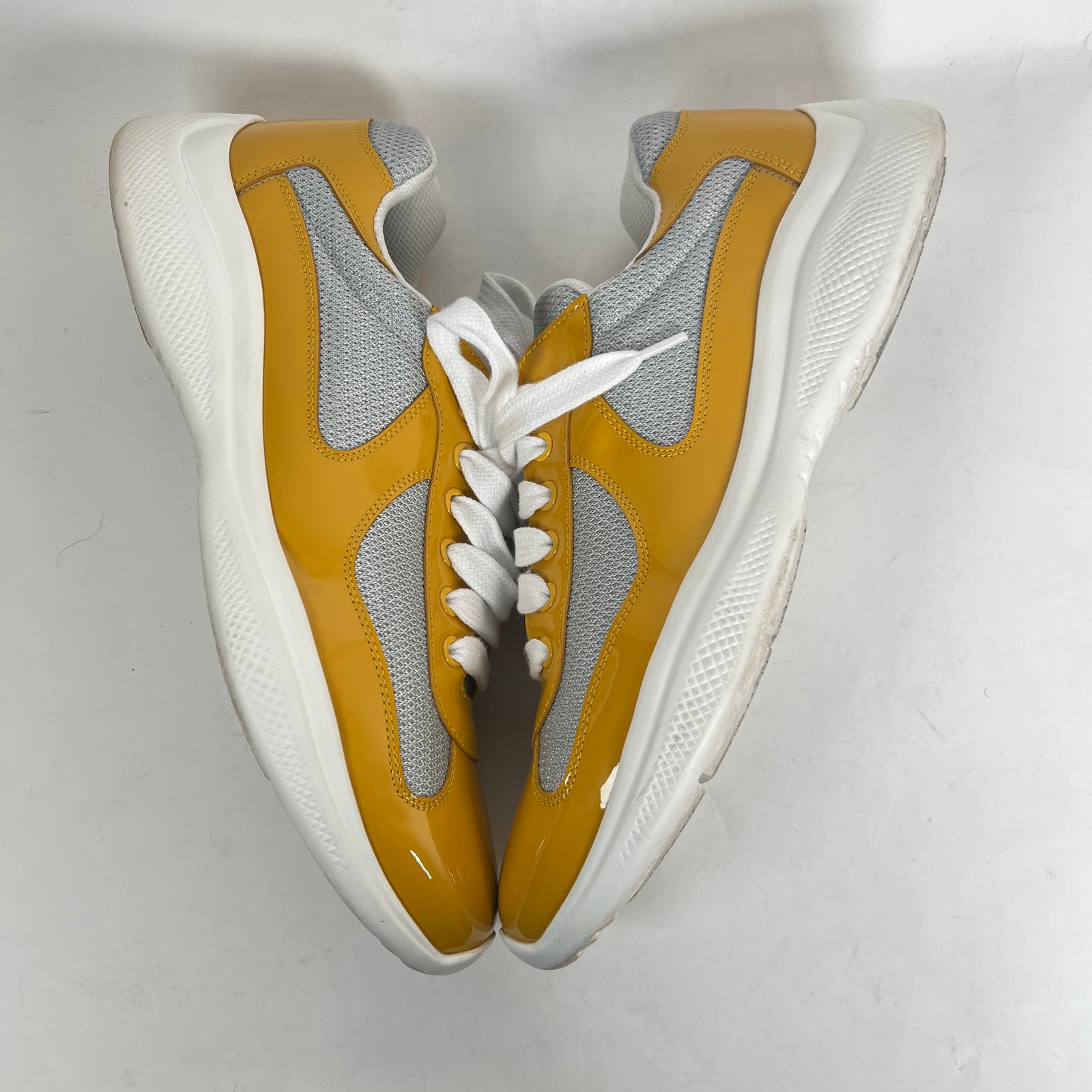 Prada Yellow America Cups Size 8.5