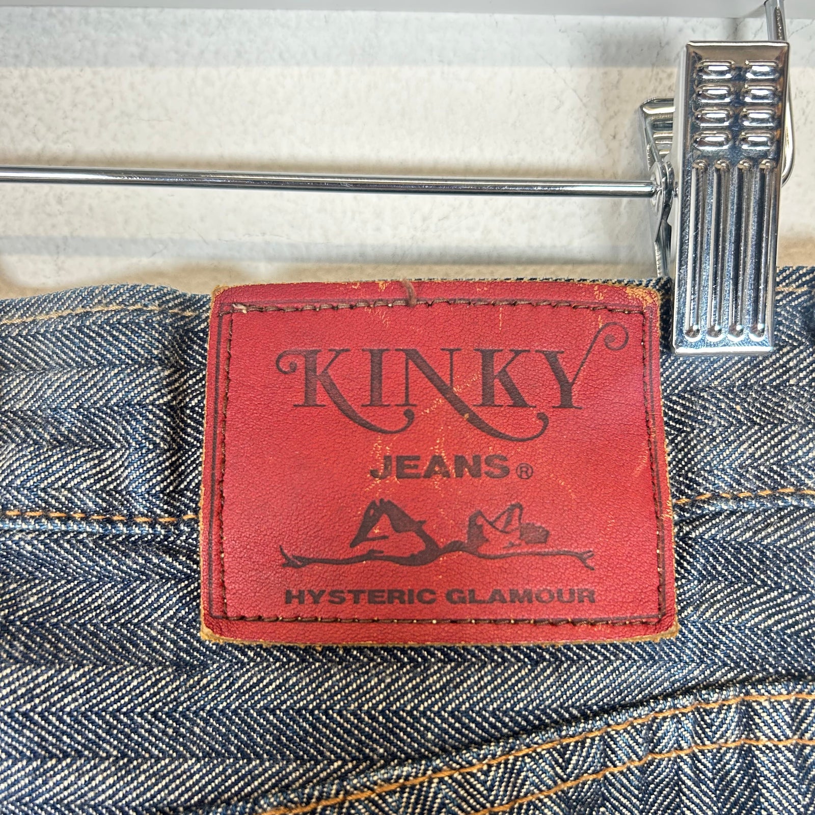 Hysteric Glamour Pinstripe Denim Jeans Size 30