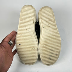 Rick Owens Black Suede High-Top Ramones Size 42