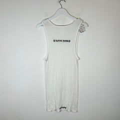 Chrome Hearts White Logo Tank Top Size L