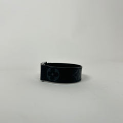 Louis Vuitton Black Hockenheim Monogram Eclipse Bracelet