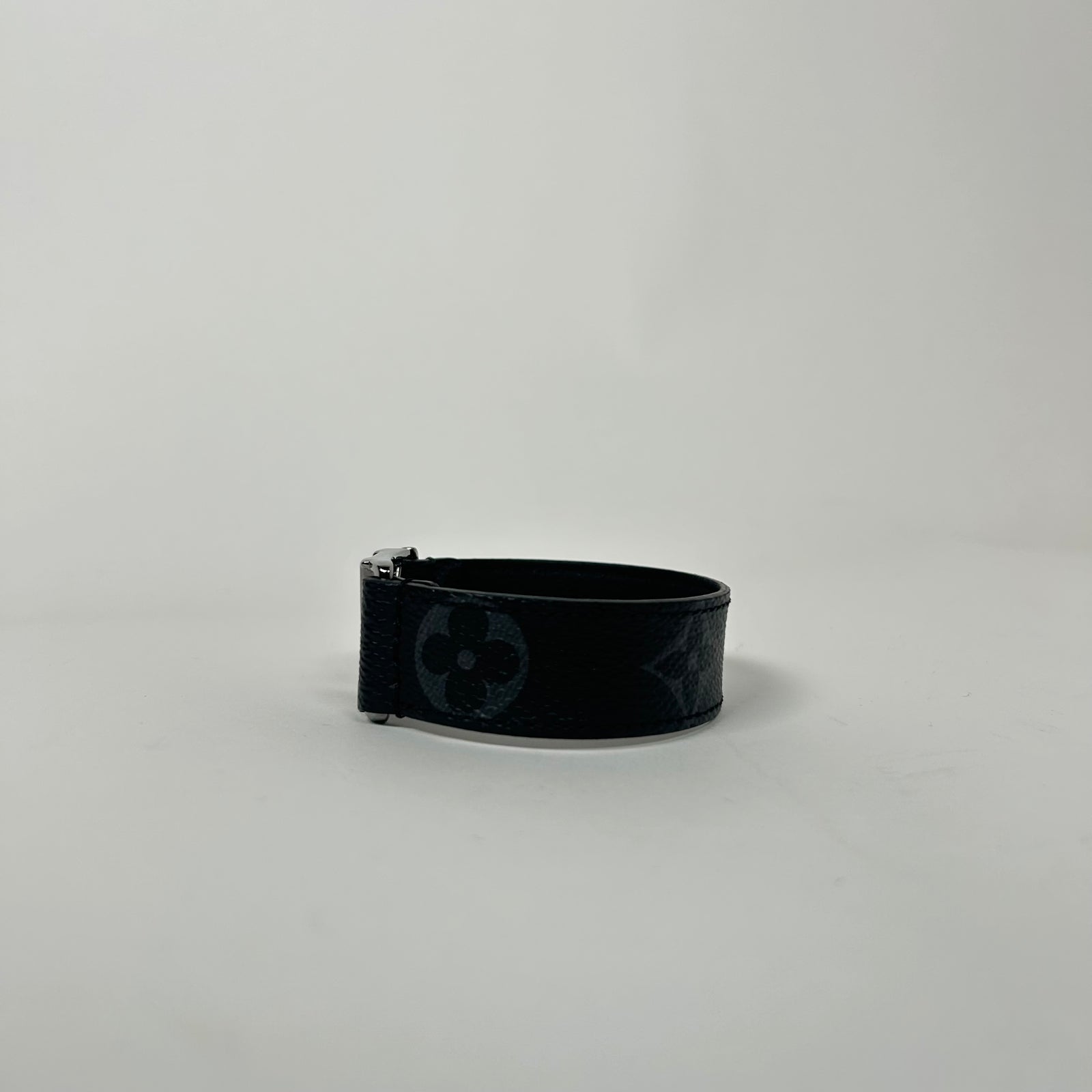Louis Vuitton Black Hockenheim Monogram Eclipse Bracelet