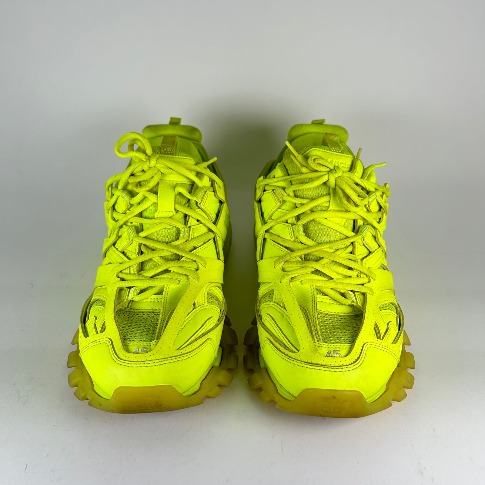 Balenciaga Tracks Neon Yellow Size 45