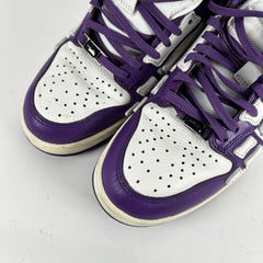 Amiri Purple Skeleton Low-Top Sneakers Size 9