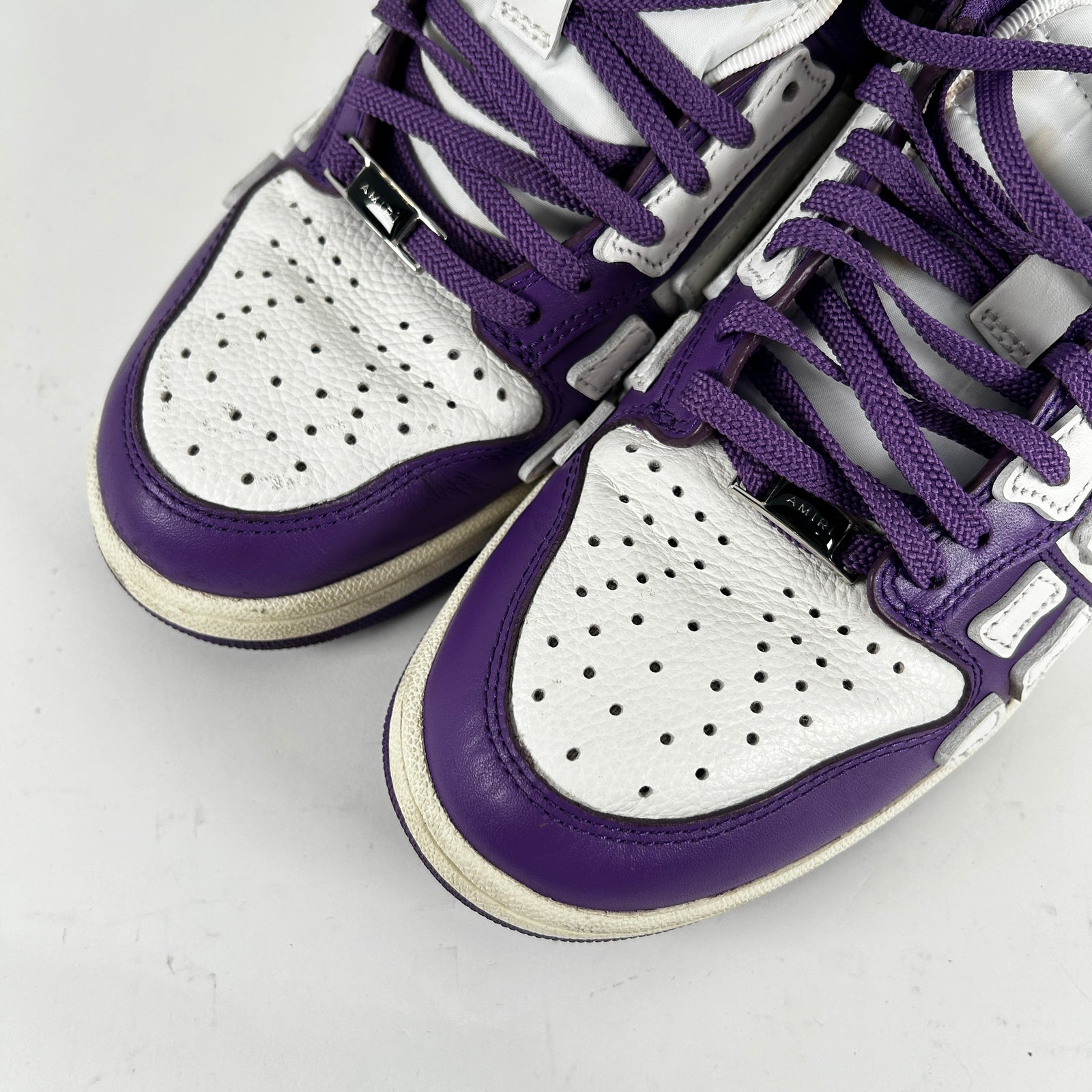 Amiri Purple Skeleton Low-Top Sneakers Size 9