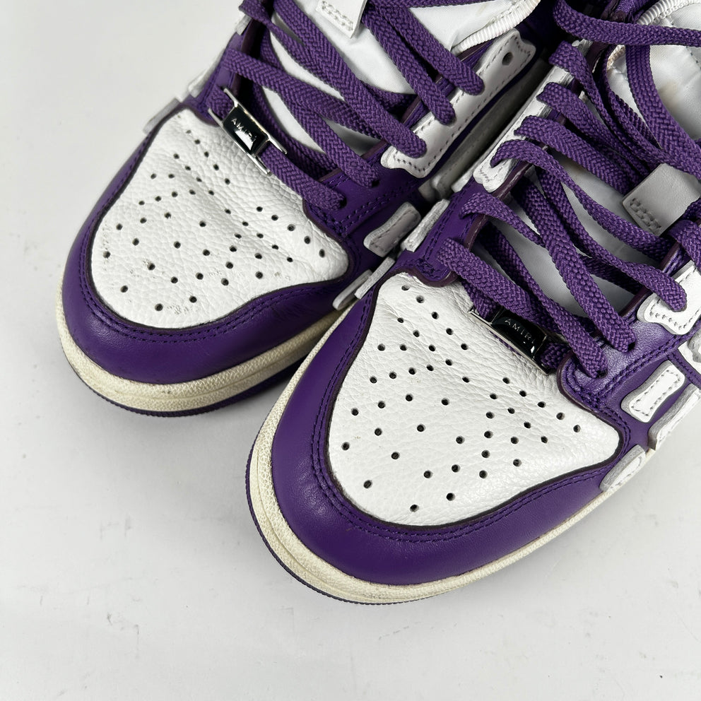 Amiri Purple Skeleton Low-Top Sneakers Size 9