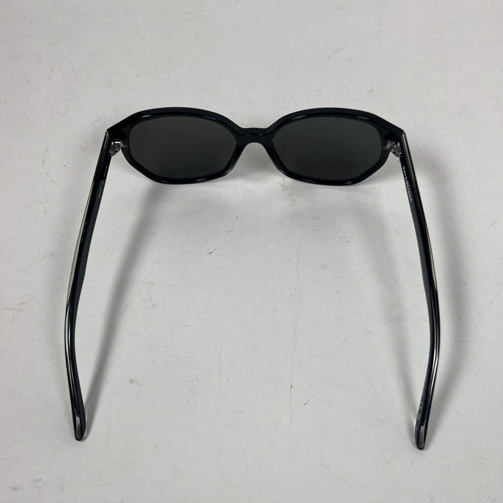 Balenciaga Black Geometric Sunglasses