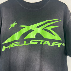 Hellstar Green/Black Logo T-shirt Size S