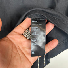 Amiri Black Dice Logo T-shirt Size S