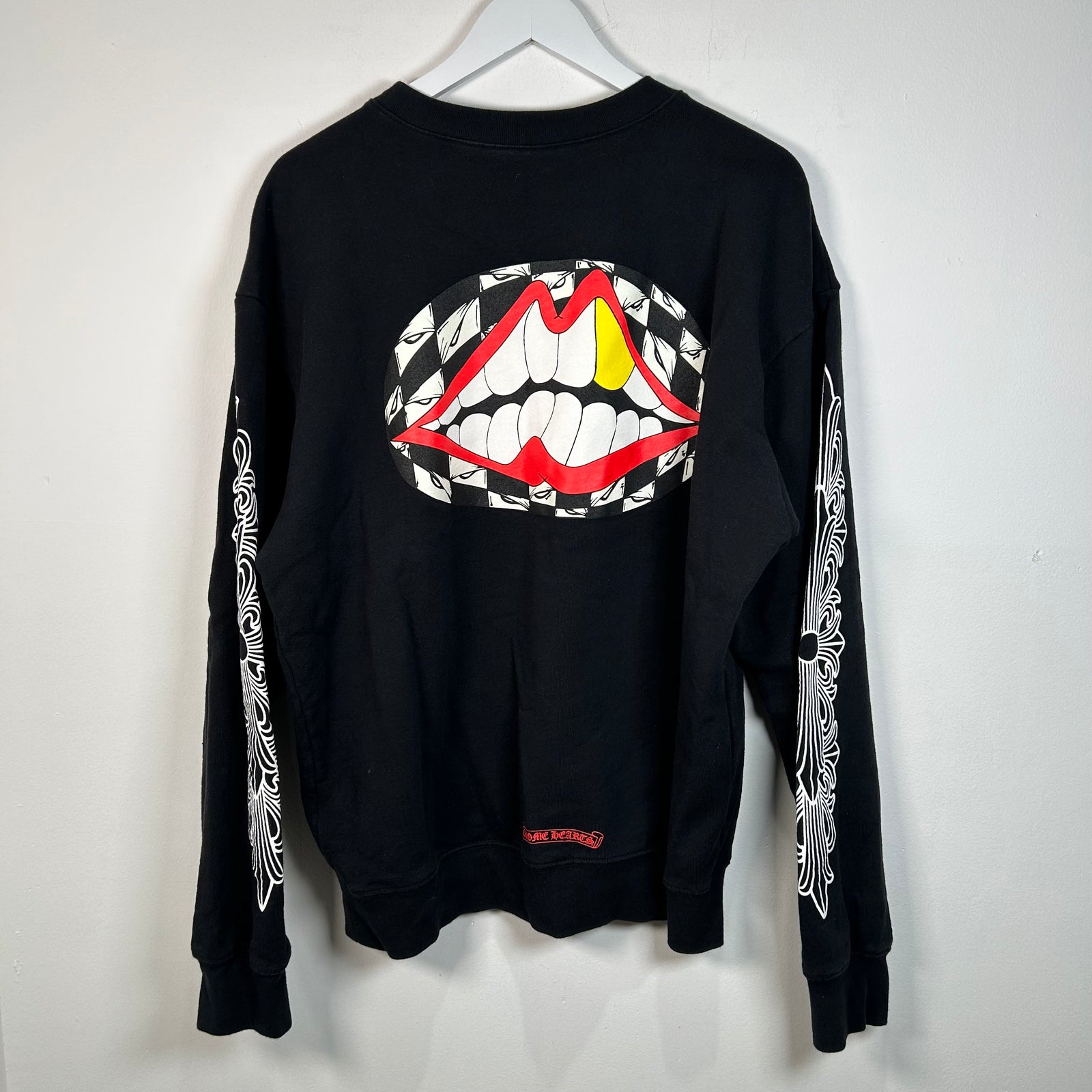 Chrome Hearts Matty Boy Chomper Black Crewneck Size XL