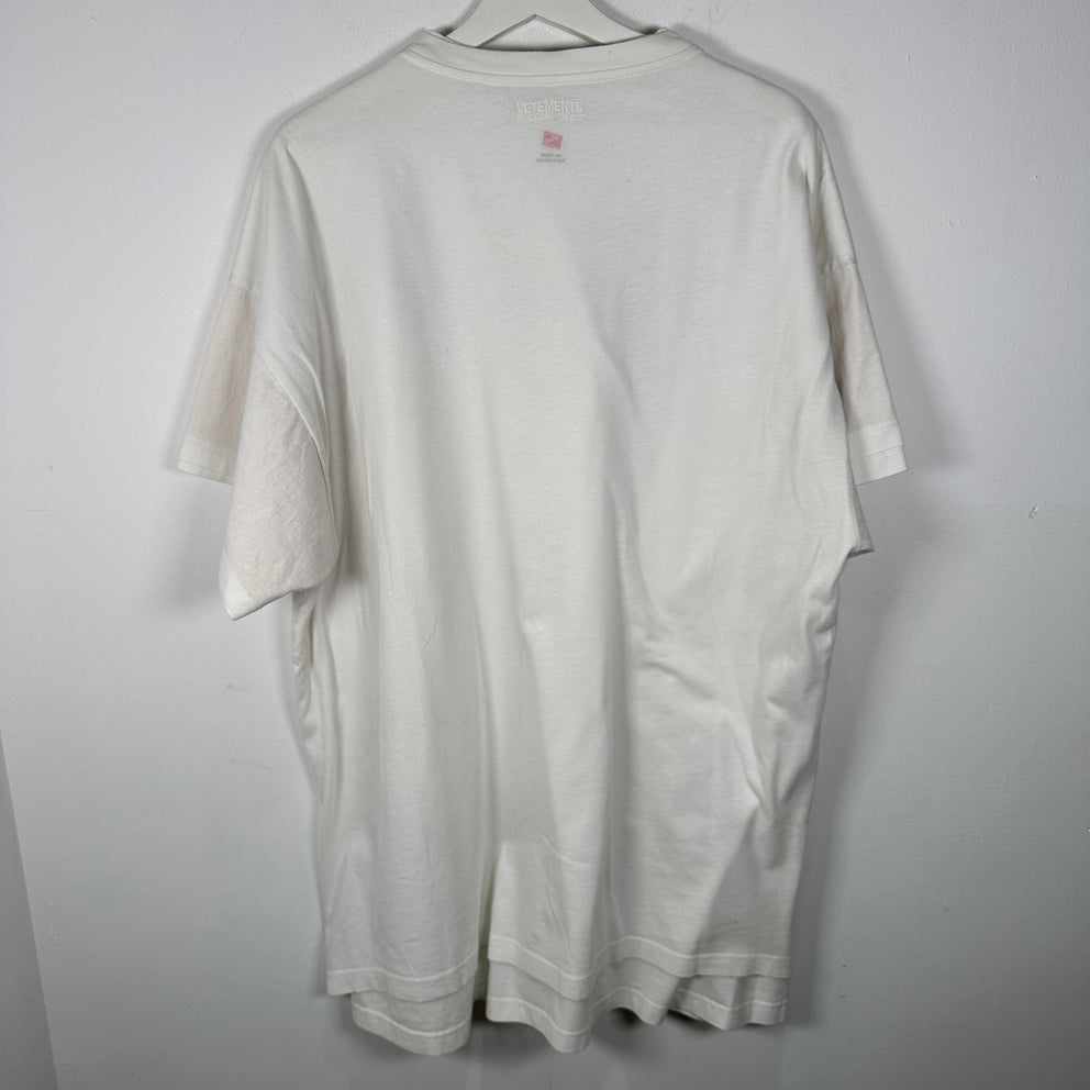 Vetements x Hanes Layered T-Shirt Size XXL