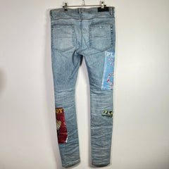Amiri Playboy Magazine Denim Skinny Jeans