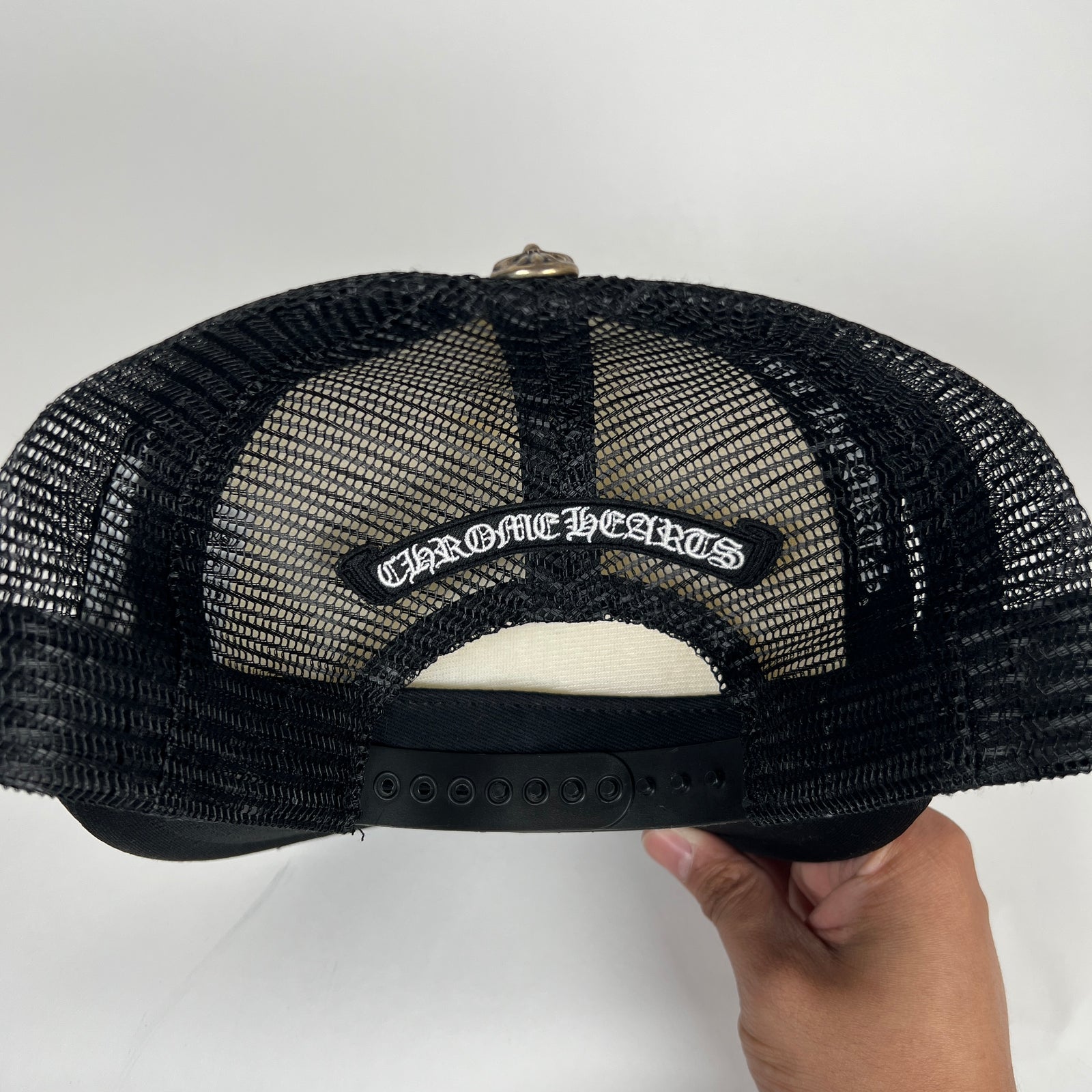 Chrome Hearts White King Taco Trucker Hat