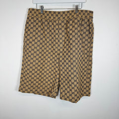 Gucci Beige GG Monogram Canvas Short Size 54