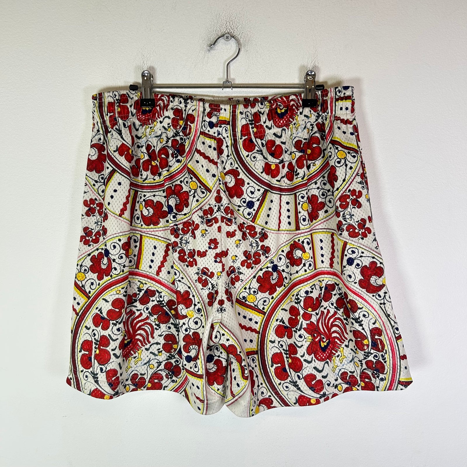 Eric Emanuel Rooster Plate Basic EE Mesh Shorts
