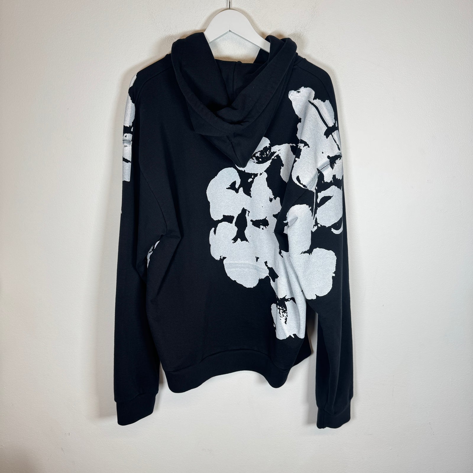 Denim Tears Black Large Logo Wreath Hoodie Size XL