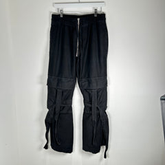 Dries Van Noten Black Bondage Cargo Pants Size M