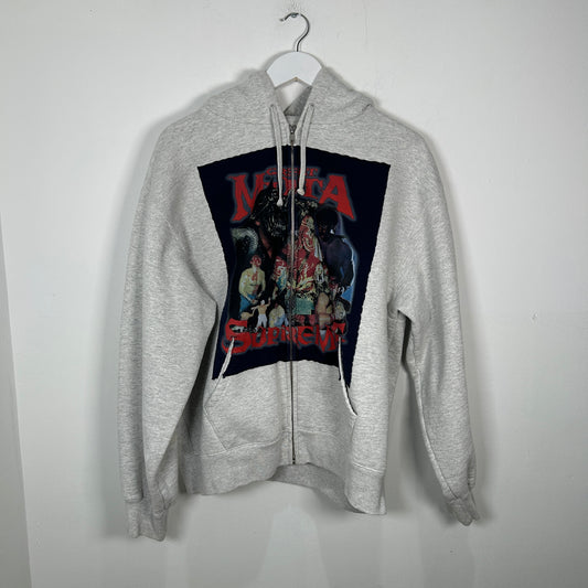 Supreme Muta Zip Up Grey Hoodie Size M