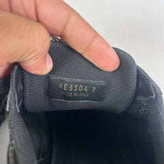 Prada Triple Black Patent Leather America Cups Size 7