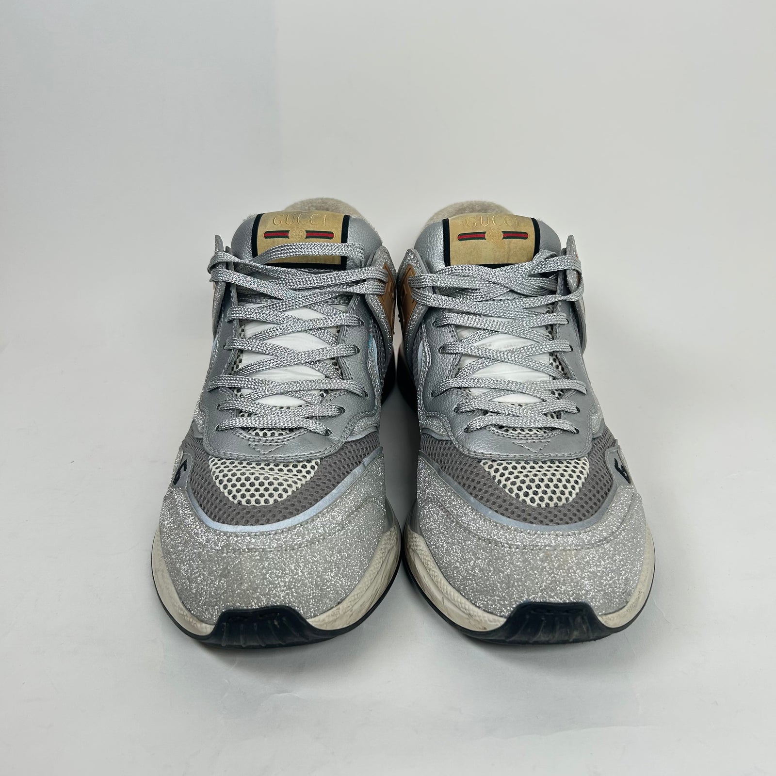 Gucci Silver Ultrapace Sneaker Size GG 9