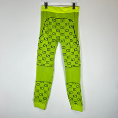 Gucci Neon/Black GG Leggings Size L