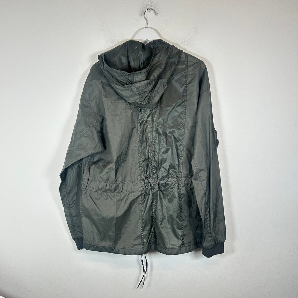 Prada Olive Linea Rosa Nylon Windbreaker Jacket Size M