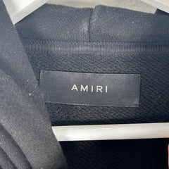 Amiri Black Logo Graphic Hoodie Size XS