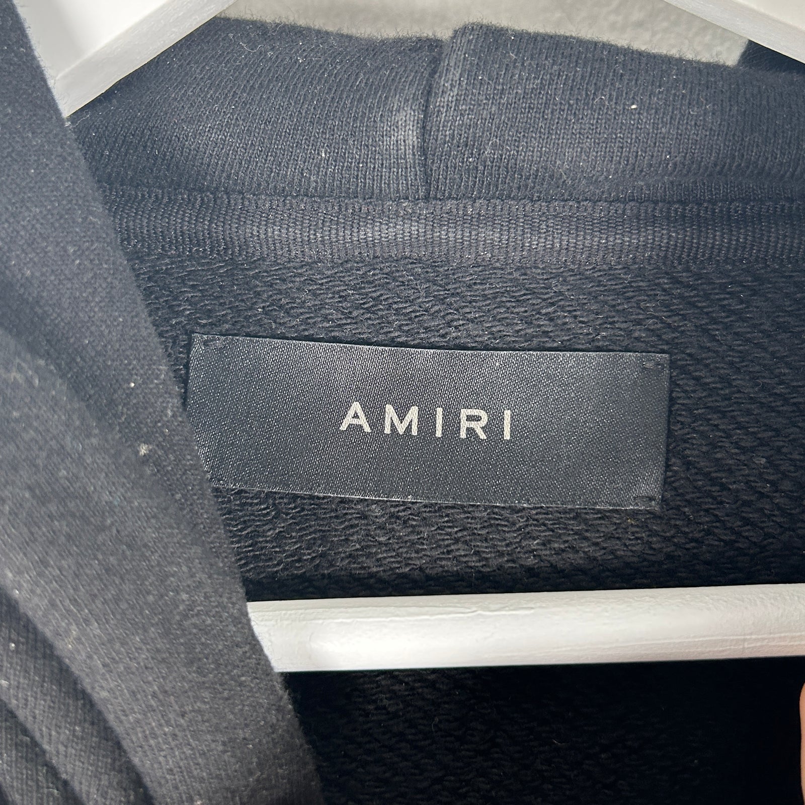 Amiri Black Logo Graphic Hoodie Size XS