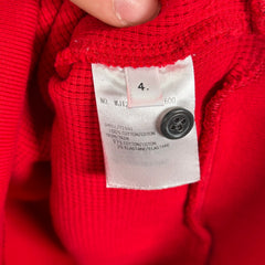 Thom Browne Red Waffle Shirt Size 4