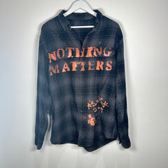 AssPizza 2018 'Nothing Matters' Bleached Flannel Size L