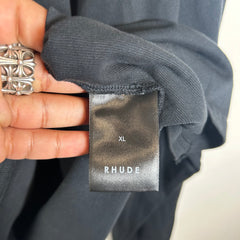 Rhude Black Side Logo Longsleeve Size XL