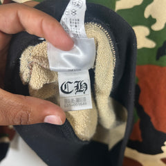 Chrome Hearts Camo Matty Boy Caution Crewneck Size M