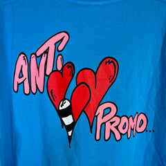 Anti Promo Matty Blue Heart Graphic T-Shirt